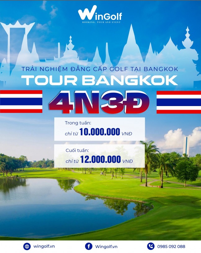  TOUR BANGKOK 4N3Đ - CHỈ TỪ 10.000.000VND/PAX