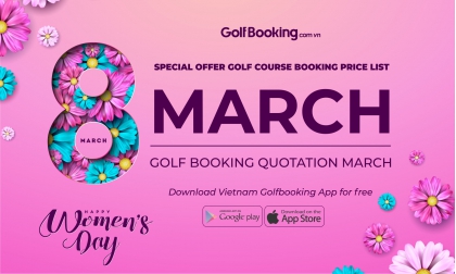  Special offer golf course booking price list March