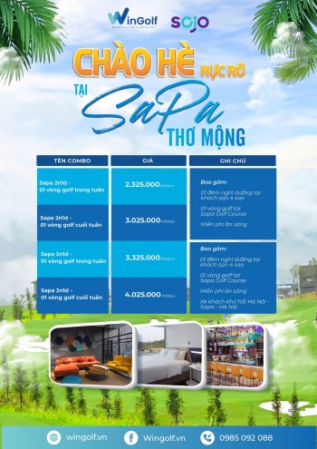  STAY&PLAY 2N1D TẠI SAPA GRAND GOLF COURSE